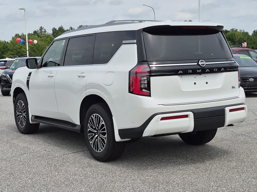 2026 Nissan Armada SL - Aspen White Tricoat exterior view 4