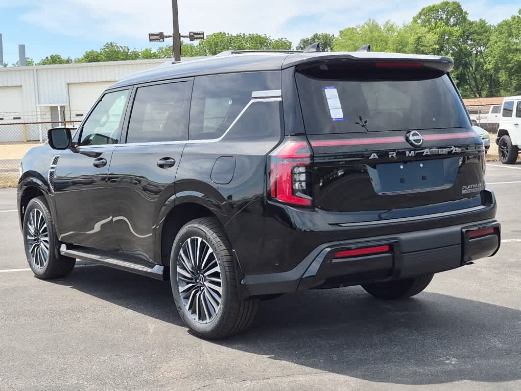 2026 Nissan Armada Platinum Reserve - Super Black exterior view 4