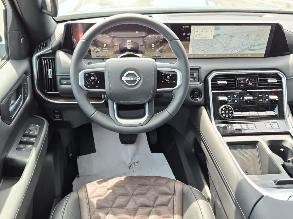 2026 Nissan Armada Platinum Reserve - Super Black exterior view 10