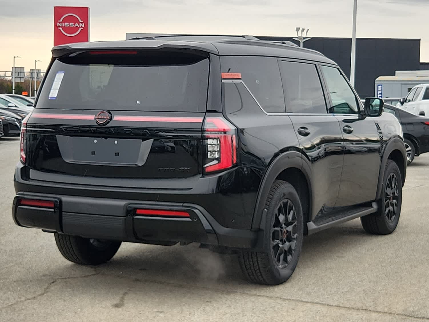 2026 Nissan Armada PRO-4X - Super Black exterior view 3