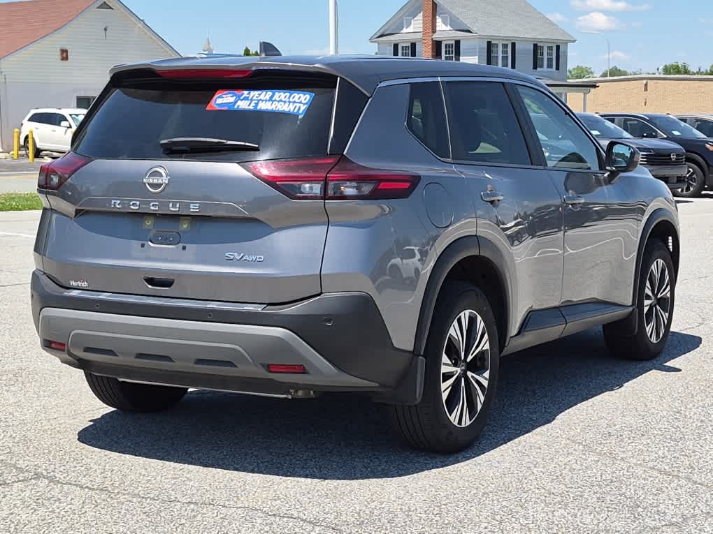 2023 Nissan Rogue SV - Gun Metallic exterior view 3