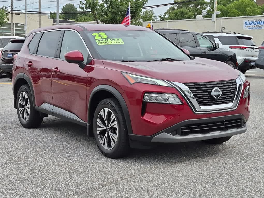 2023 Nissan Rogue SV - Scarlet Ember Tintcoat exterior view 2