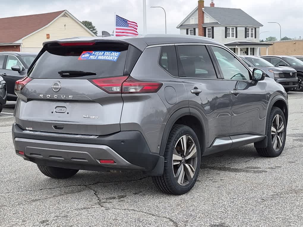 2023 Nissan Rogue SL - Gun Metallic exterior view 2
