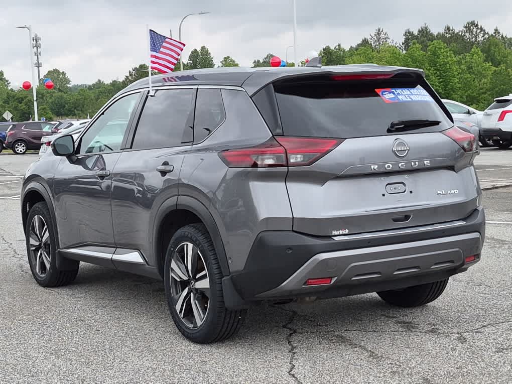 2023 Nissan Rogue SL - Gun Metallic exterior view 3