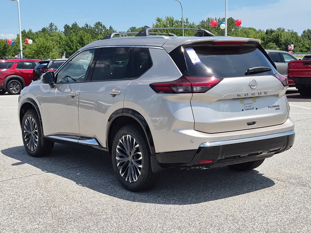 2026 Nissan Rogue Platinum - Champagne Silver Metallic exterior view 4