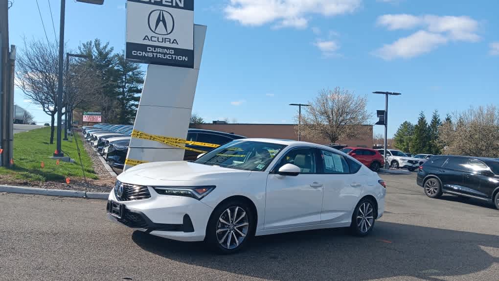 Platinum White Pearl 2025 Acura Integra FWD Sedan Front-Wheel Drive Continuously Variable Transmission