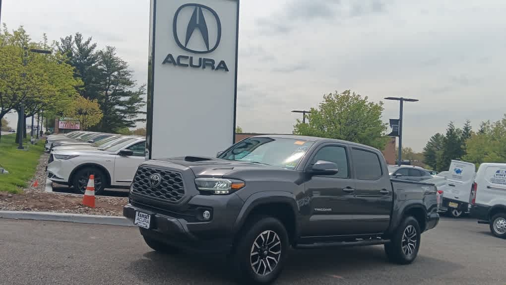 Magnetic Gray Metallic 2021 Toyota Tacoma TRD Sport Double Cab 4WD Pickup Truck Four-Wheel Drive 6-Speed Manual