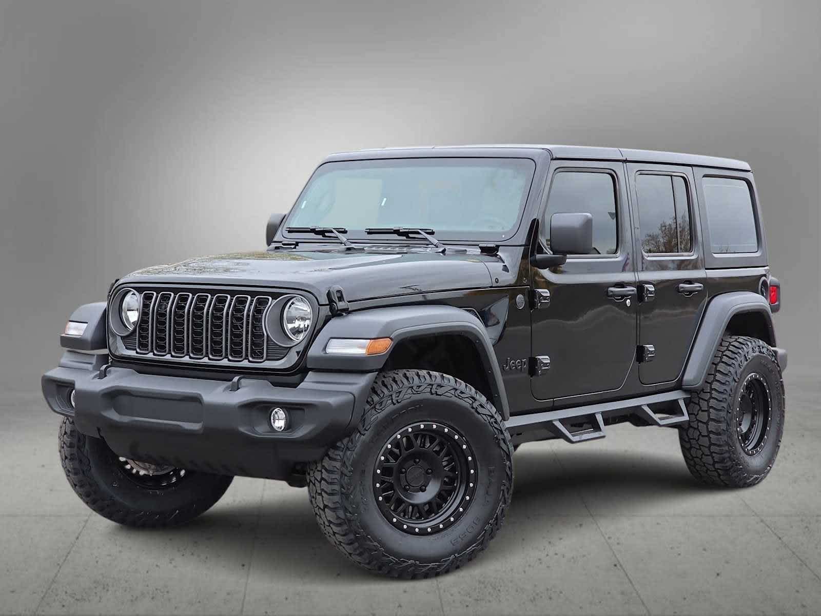 Black Clearcoat 2026 Jeep Wrangler Sport 4-Door 4WD SUV / Crossover Four-Wheel Drive 8-Speed Automatic
