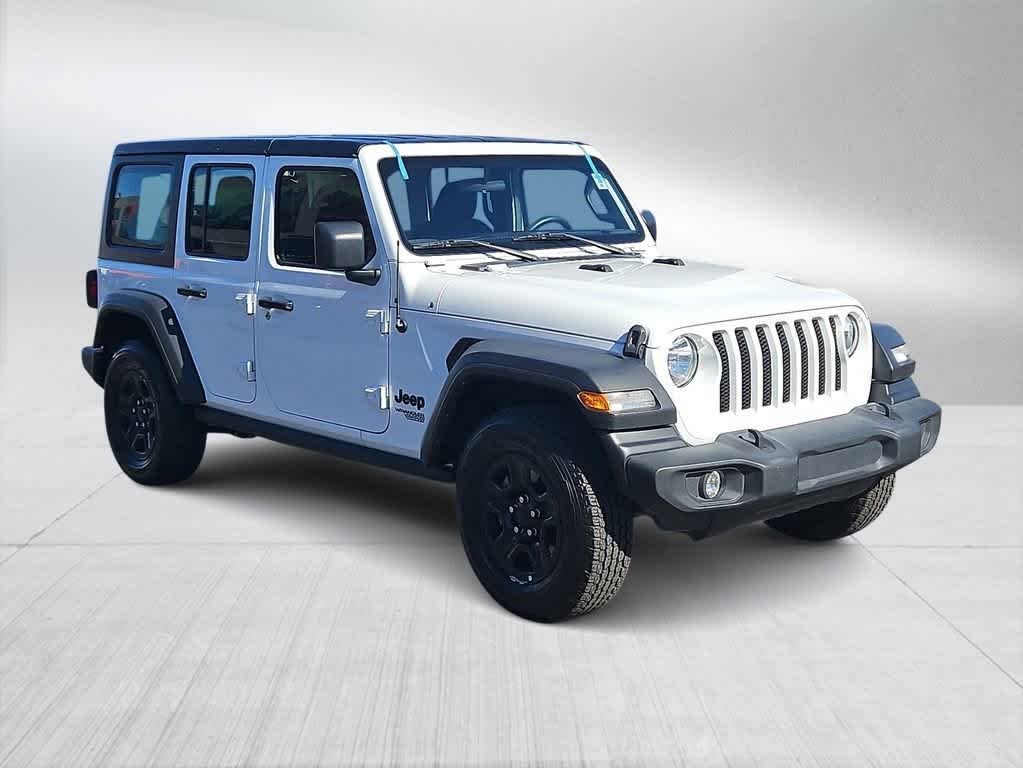 Used 2021 Jeep Wrangler Unlimited Sport with VIN 1C4HJXDG6MW596234 for sale in Las Vegas, NV