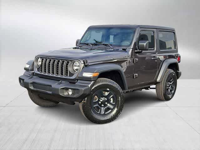 Gray (Granite Crystal Metallic Clearcoat) 2026 Jeep Wrangler Sport 2-Door 4WD SUV / Crossover Four-Wheel Drive 8-Speed Automatic