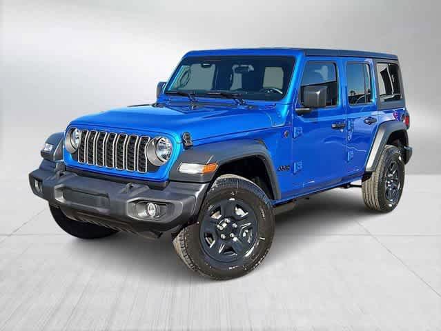 Hydro Blue Pearlcoat 2026 Jeep Wrangler Sport 4-Door 4WD SUV / Crossover Four-Wheel Drive 8-Speed Automatic