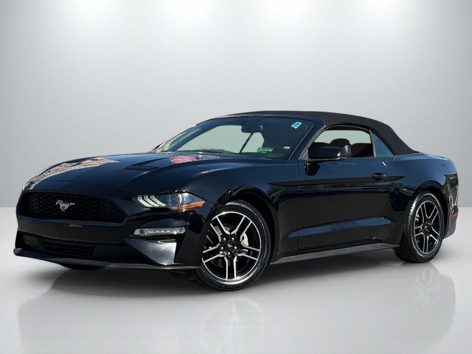 Shadow Black 2020 Ford Mustang EcoBoost Premium Convertible RWD Convertible Rear-Wheel Drive Automatic