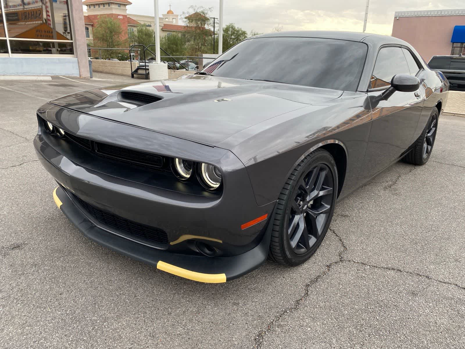 Gray (Granite Pearlcoat) 2023 Dodge Challenger Coupe Rear-Wheel Drive 8-Speed Automatic