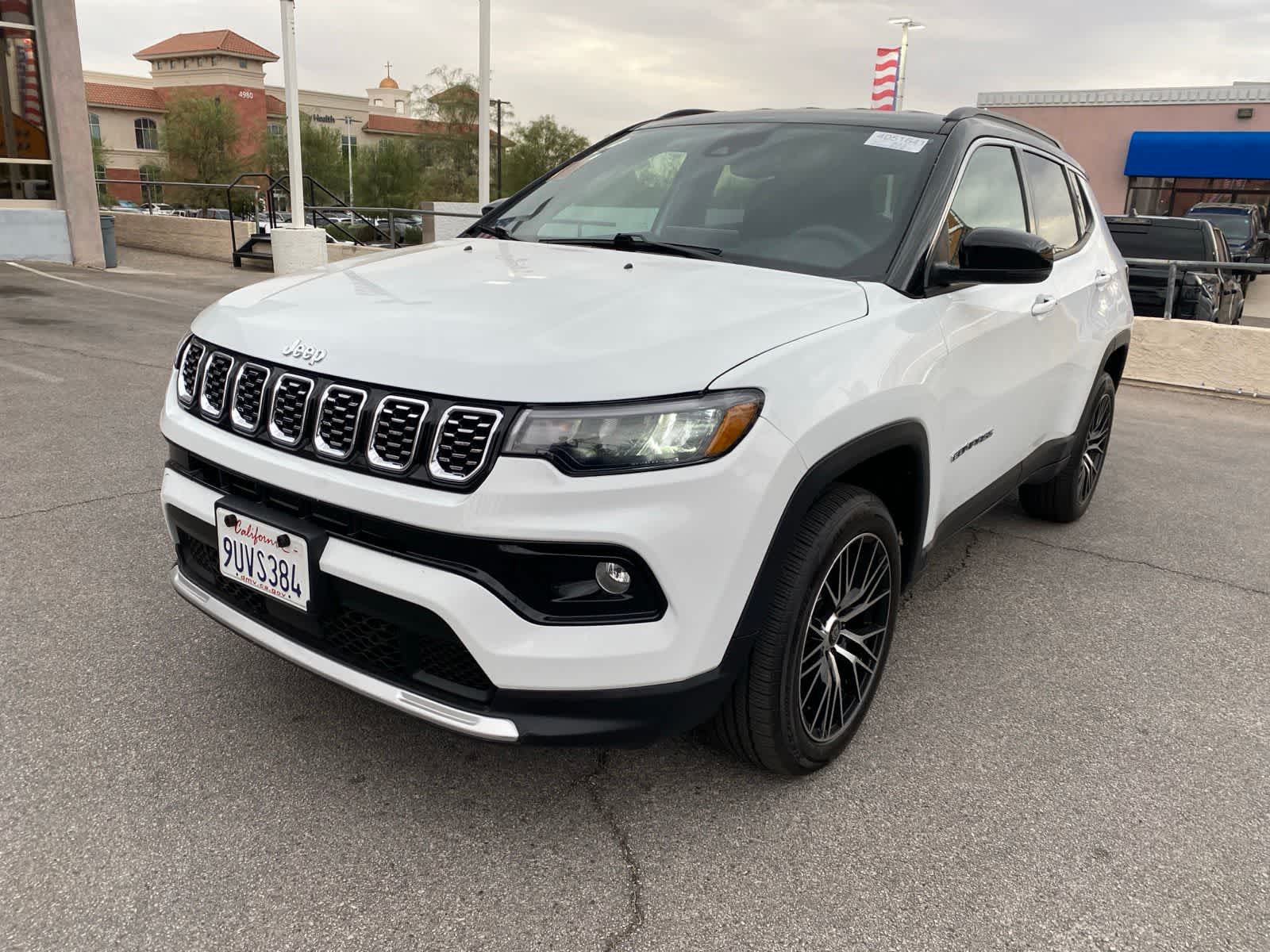 Bright White Clearcoat 2025 Jeep Compass SUV / Crossover Four-Wheel Drive 8-Speed Automatic