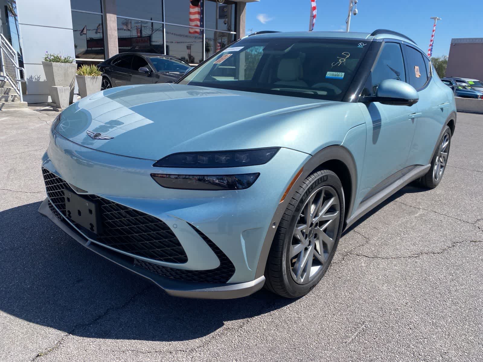 Green (Hanauma Mint) 2023 Genesis GV60 Advanced AWD SUV / Crossover All-Wheel Drive 1-Speed Automatic