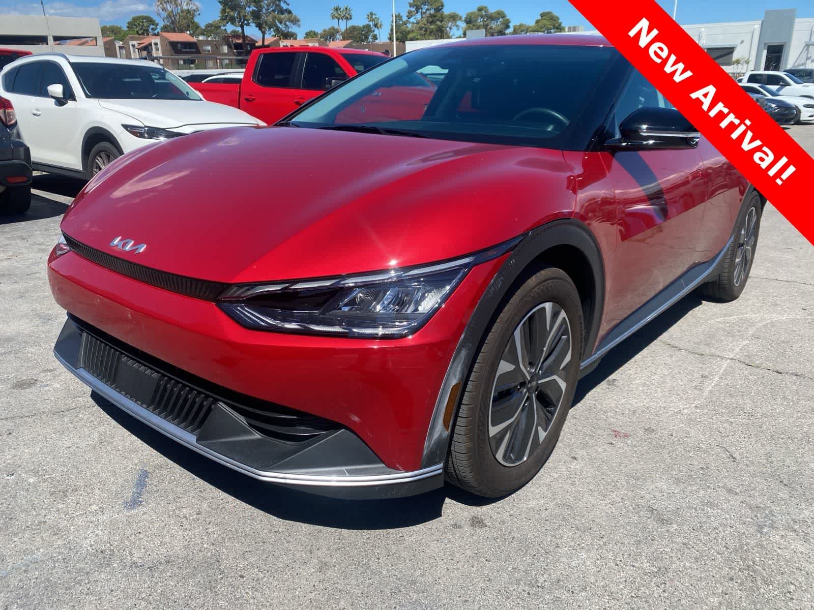 Runway Red 2024 Kia EV6 Light Long Range RWD SUV / Crossover Rear-Wheel Drive 1-Speed Automatic