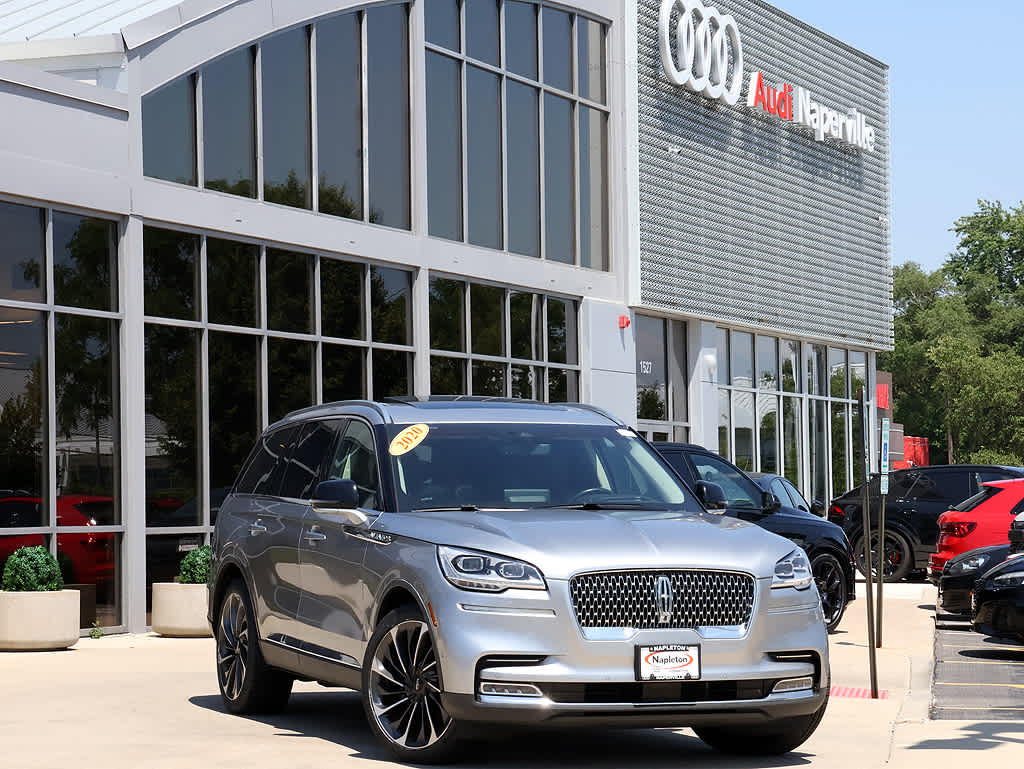 Silver Radiance Metallic 2020 Lincoln Aviator SUV / Crossover All-Wheel Drive Automatic