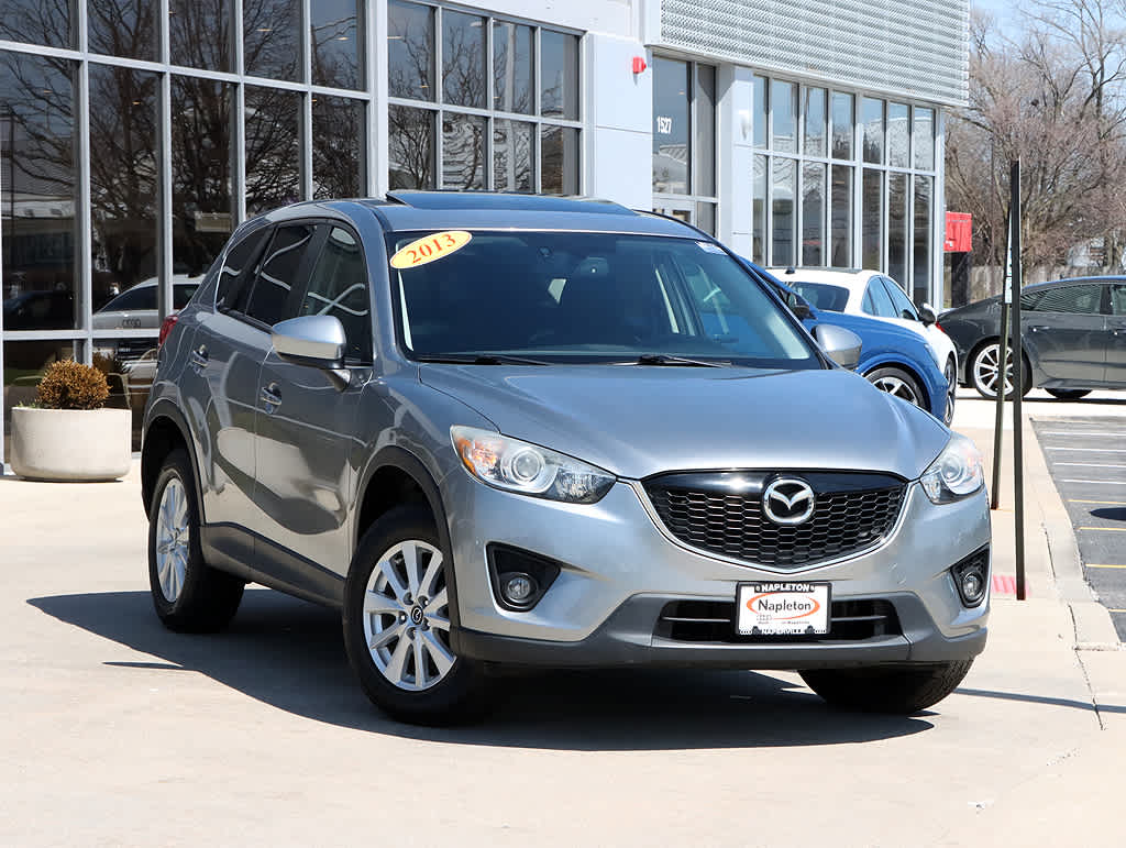 Liquid Silver Metallic 2013 Mazda CX-5 Touring AWD SUV / Crossover All-Wheel Drive 6-Speed Automatic