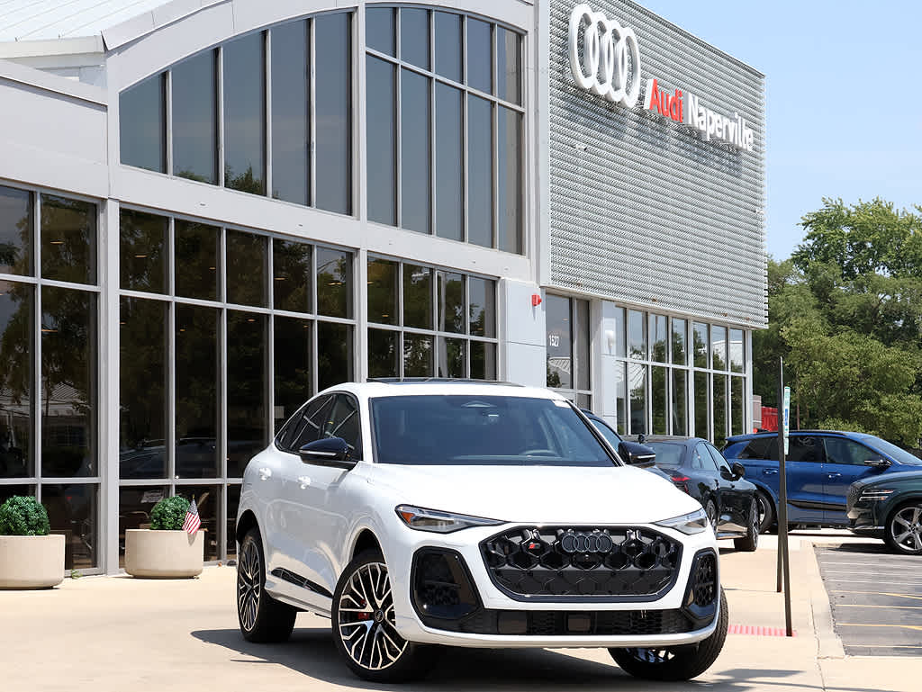 GLACIER WHITE 2026 Audi SQ5 Sportback Sedan All-Wheel Drive 7-Speed Automatic