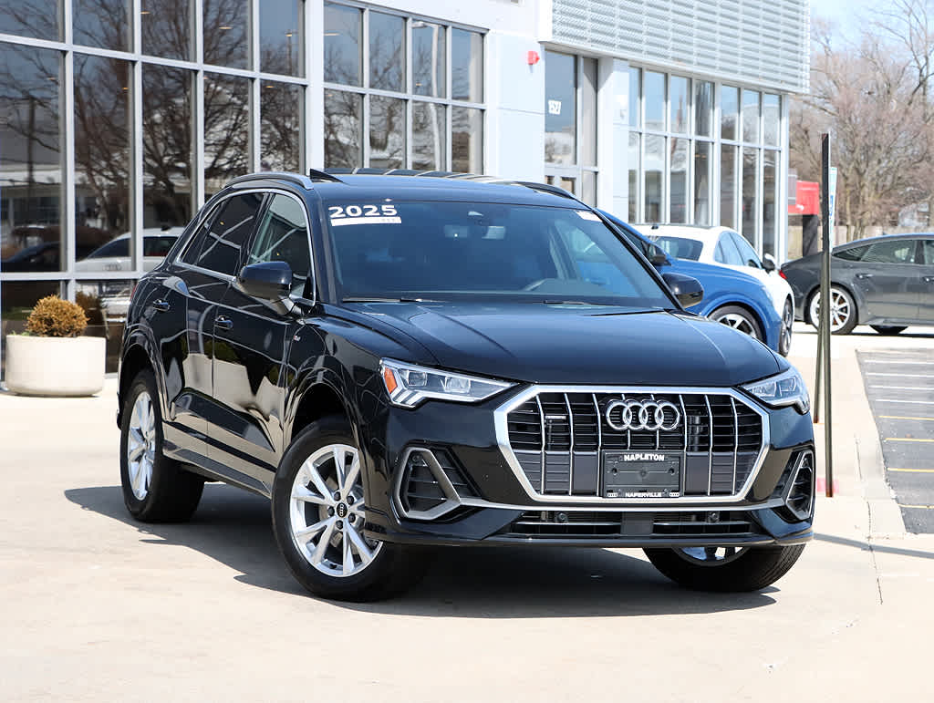 Mythos Black Metallic 2025 Audi Q3 quattro Premium S Line 45 TFSI SUV / Crossover All-Wheel Drive 8-Speed Automatic