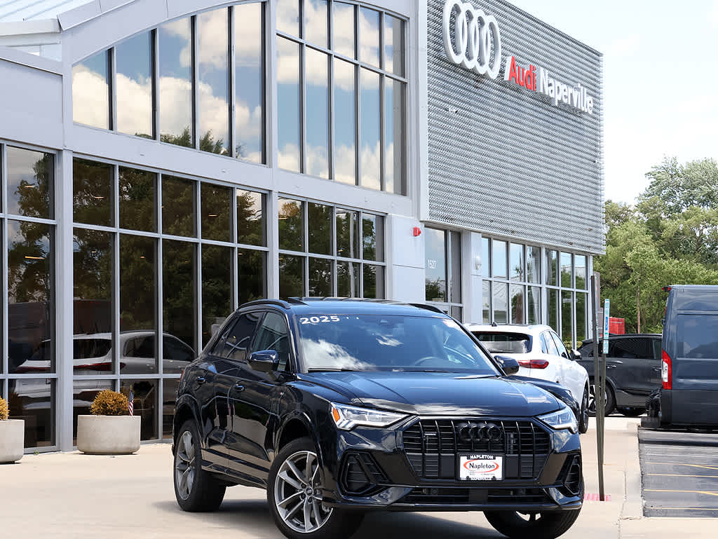 Mythos Black Metallic 2025 Audi Q3 quattro Premium S Line 45 TFSI SUV / Crossover All-Wheel Drive 8-Speed Automatic
