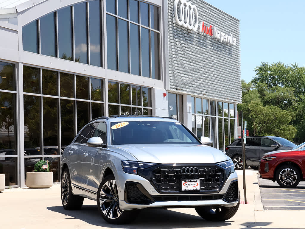 Satellite Silver Metallic 2025 Audi Q8 SUV / Crossover All-Wheel Drive 8-Speed Automatic