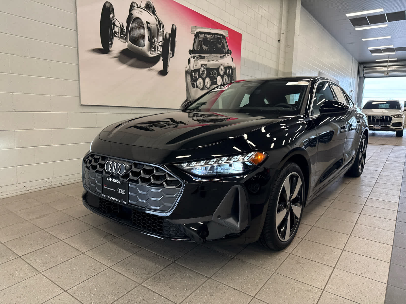 Mythos Black Metallic 2025 Audi A5 quattro Premium Plus Sedan Sedan All-Wheel Drive 7-Speed Automatic