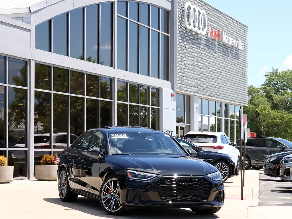 Mythos Black Metallic 2023 Audi S4 3.0T quattro Prestige AWD Sedan All-Wheel Drive 8-Speed Automatic