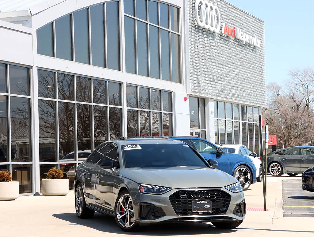 Chronos Gray Metallic 2023 Audi A4 quattro Premium Plus S Line 45 TFSI AWD Sedan All-Wheel Drive 7-Speed Automatic