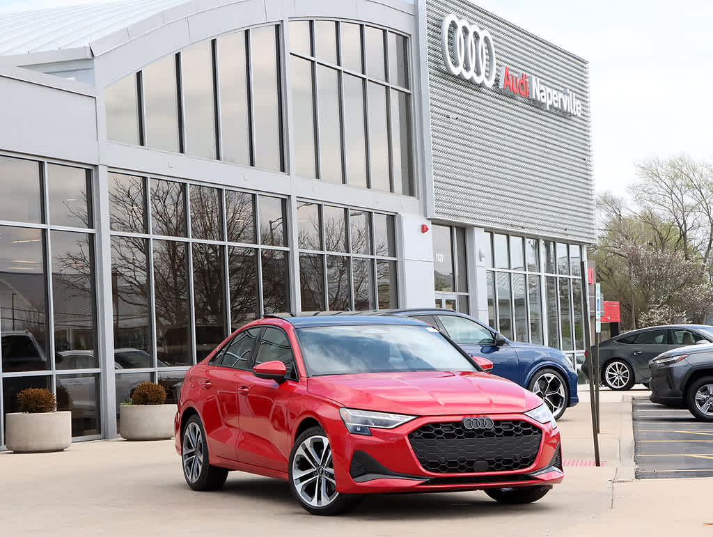 PROGRESSIVE RED 2026 Audi A3 quattro Premium 40 TFSI Sedan All-Wheel Drive 7-Speed Automatic