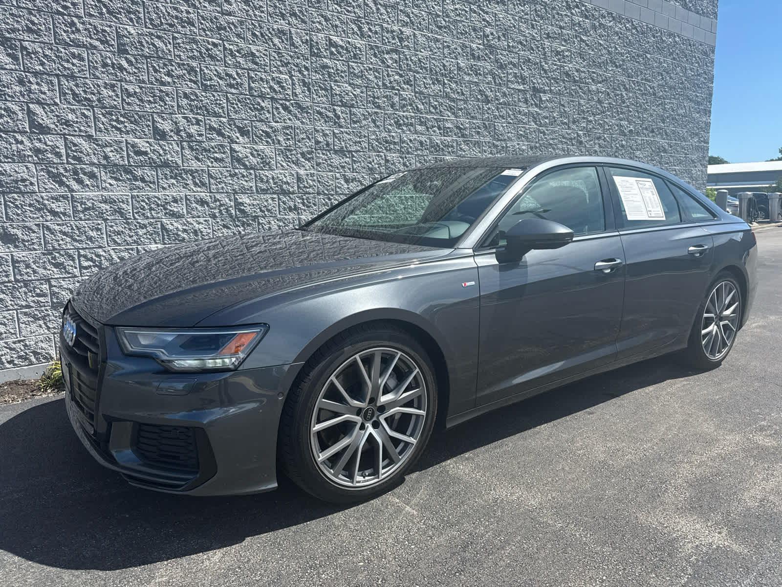 Daytona Gray Pearl Effect 2023 Audi A6 quattro Prestige 55 TFSI Sedan All-Wheel Drive 7-Speed Automatic