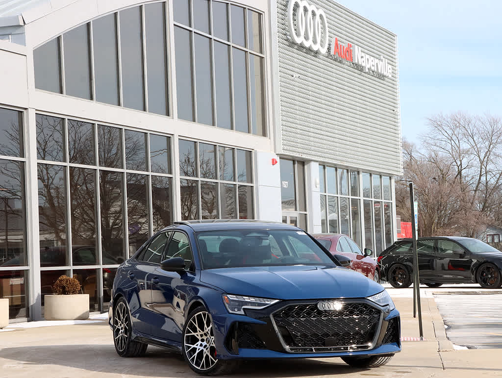 ASCARI BLUE 2026 Audi RS 3 Sedan All-Wheel Drive 7-Speed Automatic