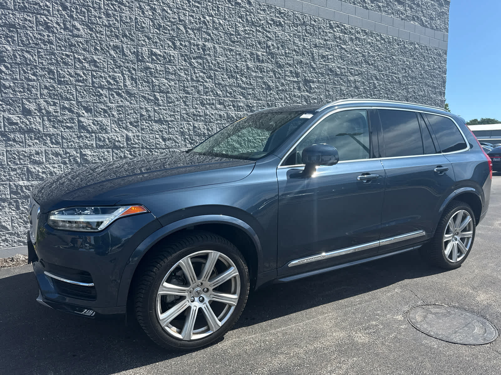 Denim Blue Metallic 2018 Volvo XC90 T6 Inscription AWD SUV / Crossover All-Wheel Drive 8-Speed Automatic