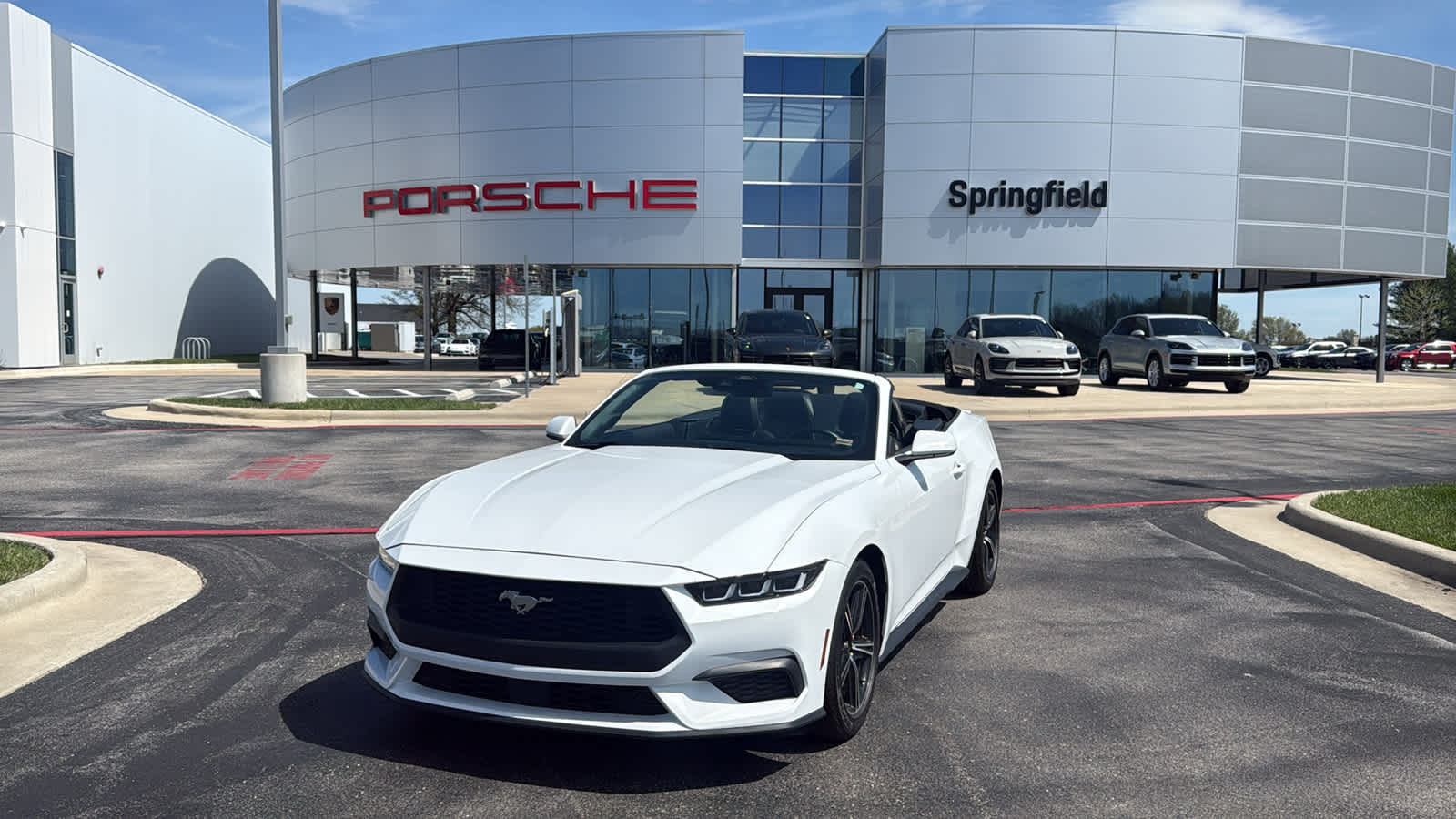 Oxford White 2024 Ford Mustang EcoBoost Premium Convertible RWD Convertible Rear-Wheel Drive Automatic