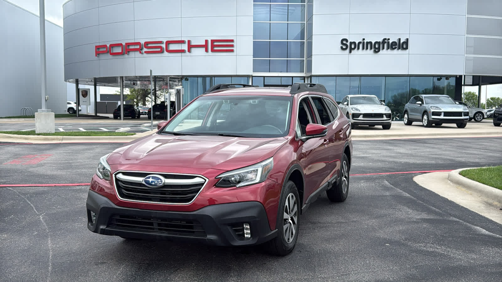 Crimson Red Pearl 2021 Subaru Outback Premium Crossover AWD SUV / Crossover All-Wheel Drive Continuously Variable Transmission