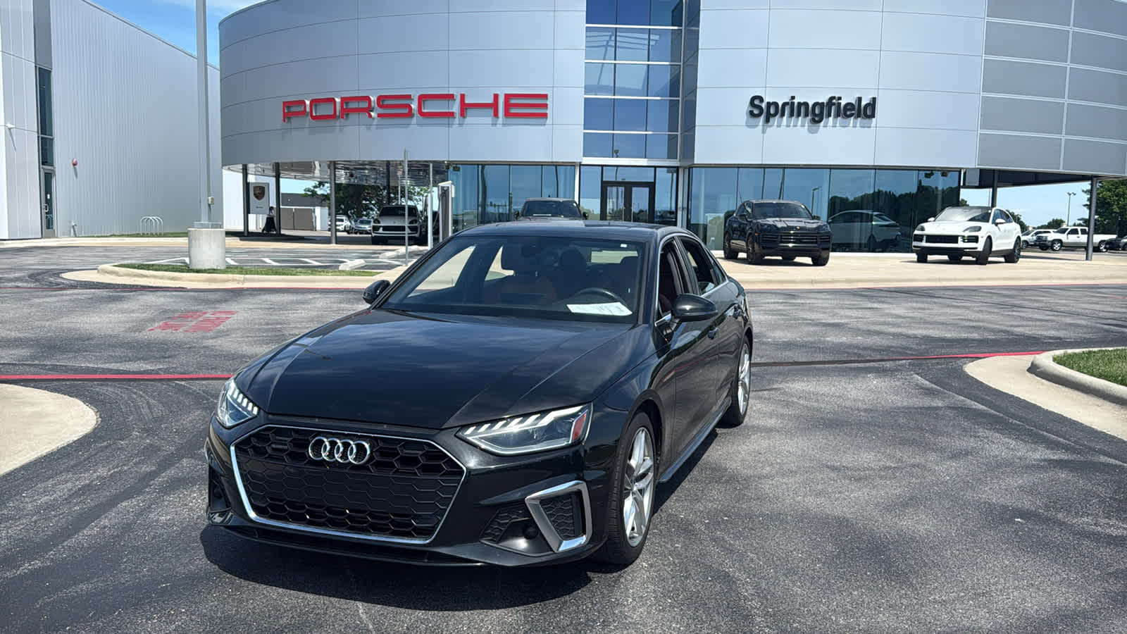 Mythos Black Metallic 2021 Audi A4 quattro Premium Plus S Line 45 TFSI AWD Sedan All-Wheel Drive 7-Speed Automatic