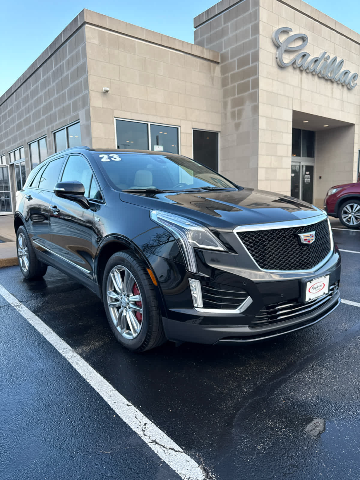 Stellar Black Metallic 2023 Cadillac XT5 Sport AWD SUV / Crossover Four-Wheel Drive 9-Speed Automatic