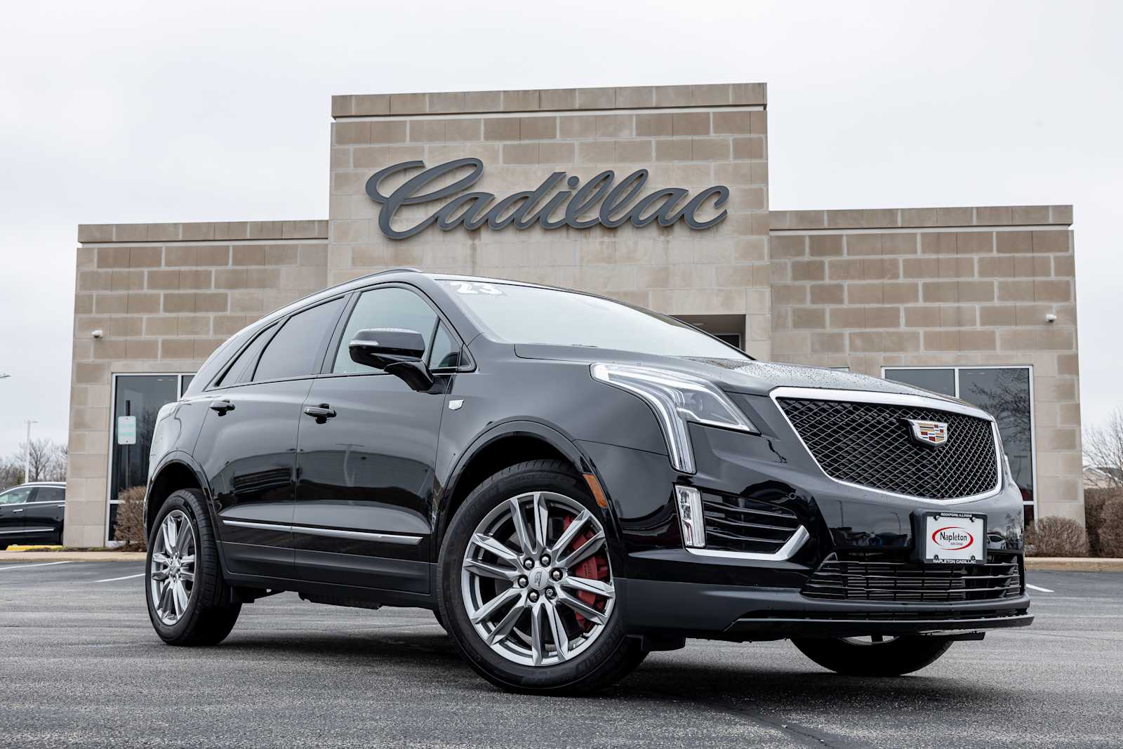 Stellar Black Metallic 2023 Cadillac XT5 Sport AWD SUV / Crossover Four-Wheel Drive 9-Speed Automatic