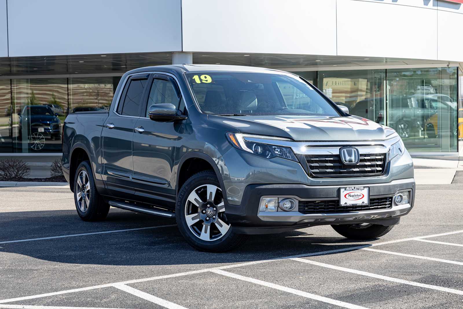 Forest Mist Metallic 2019 Honda Ridgeline RTL-E AWD Pickup Truck All-Wheel Drive 6-Speed Automatic