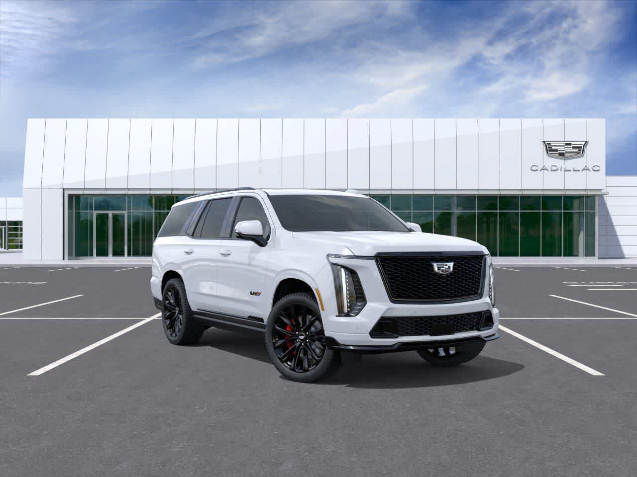 Vibrant White Tricoat 2026 Cadillac Escalade-V SUV / Crossover All-Wheel Drive Automatic