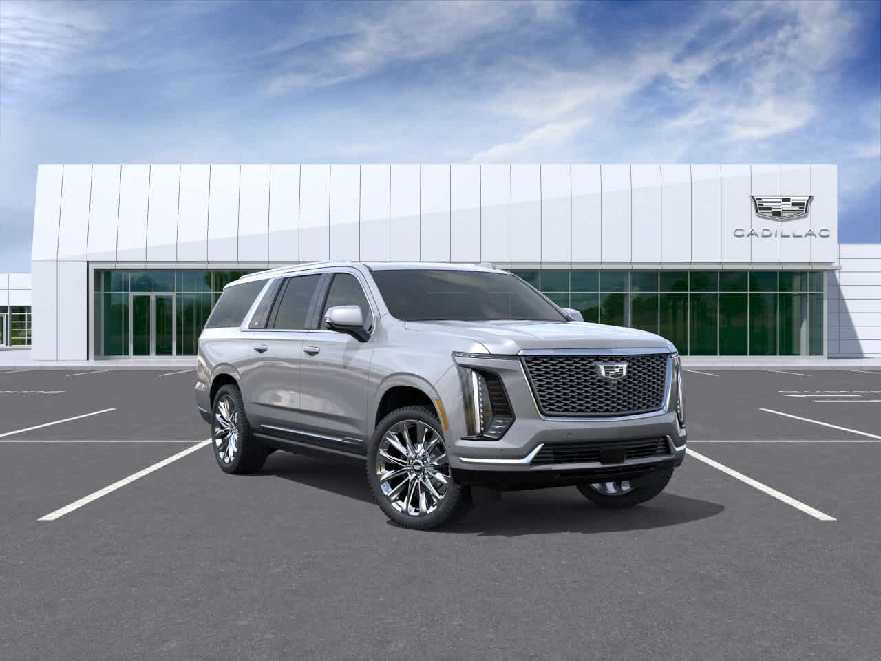 Argent Silver Metallic 2026 Cadillac Escalade ESV SUV / Crossover Four-Wheel Drive Automatic