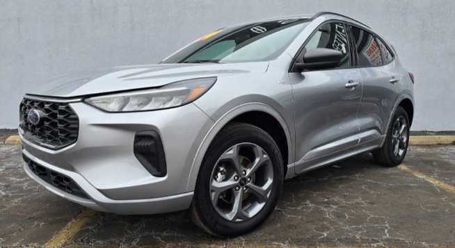 Iconic Silver 2024 Ford Escape ST-Line AWD SUV / Crossover All-Wheel Drive 8-Speed Automatic