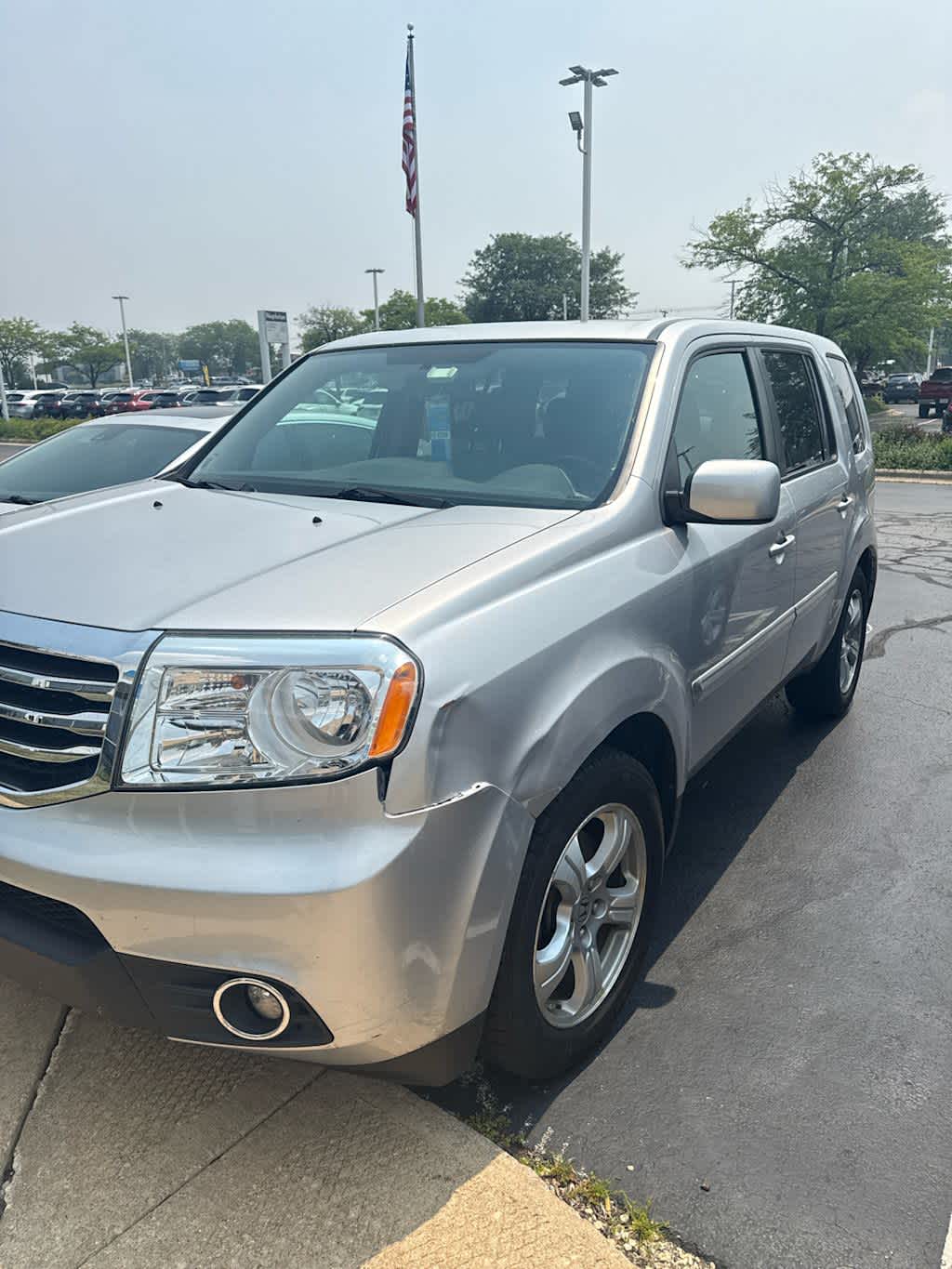 ALABASTER SILVER METALLIC 2015 Honda Pilot SUV / Crossover Four-Wheel Drive 5-Speed Automatic