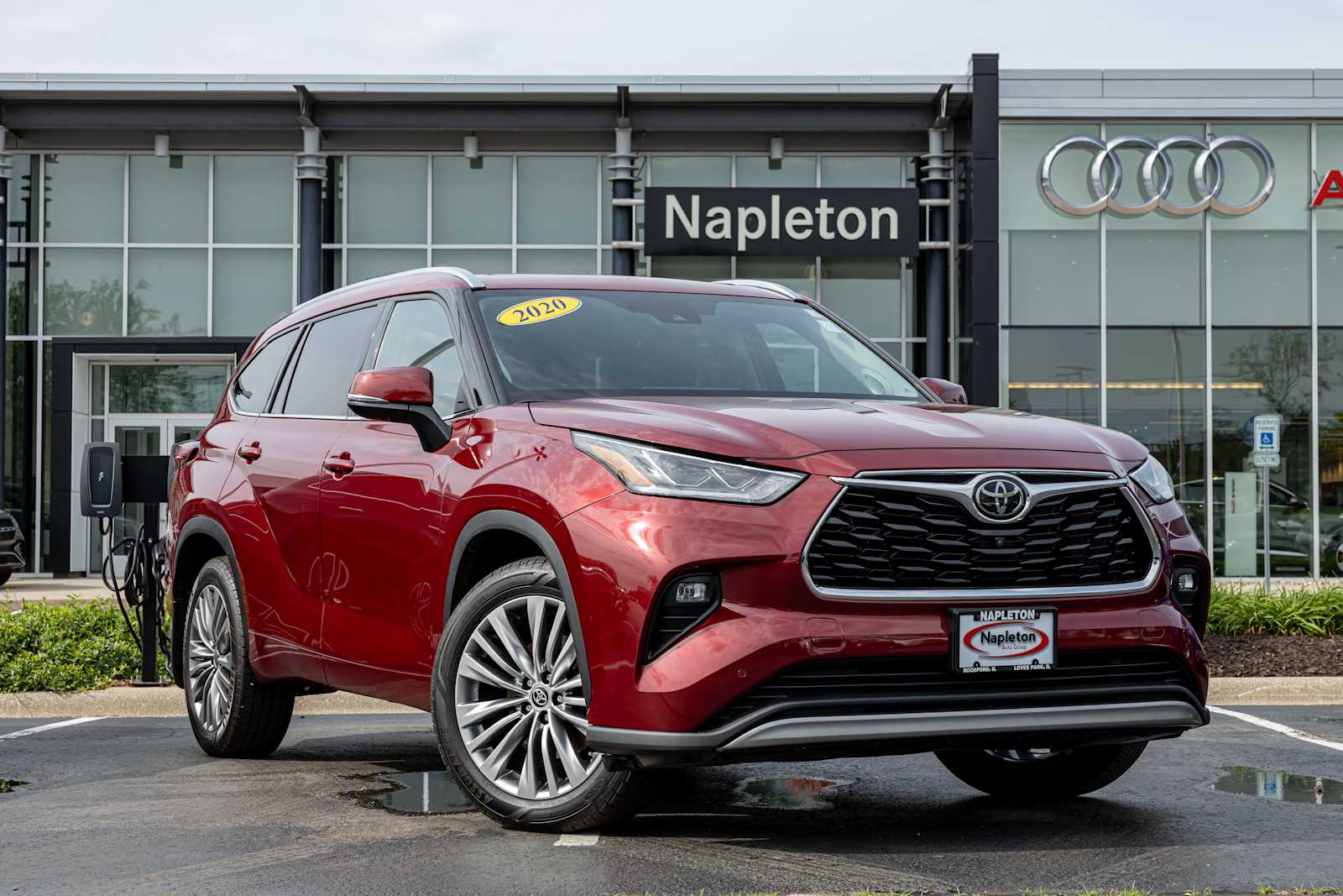 Red (Ruby Flare Pearl) 2020 Toyota Highlander Platinum AWD SUV / Crossover All-Wheel Drive 8-Speed Automatic