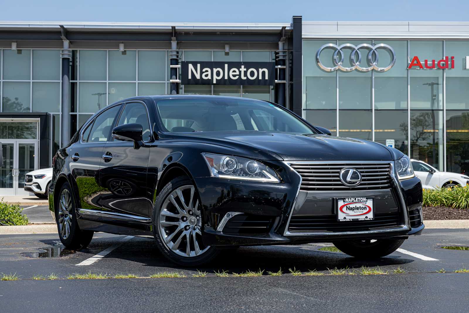 Black (Obsidian) 2014 Lexus LS 460 RWD Sedan Rear-Wheel Drive 8-Speed Automatic