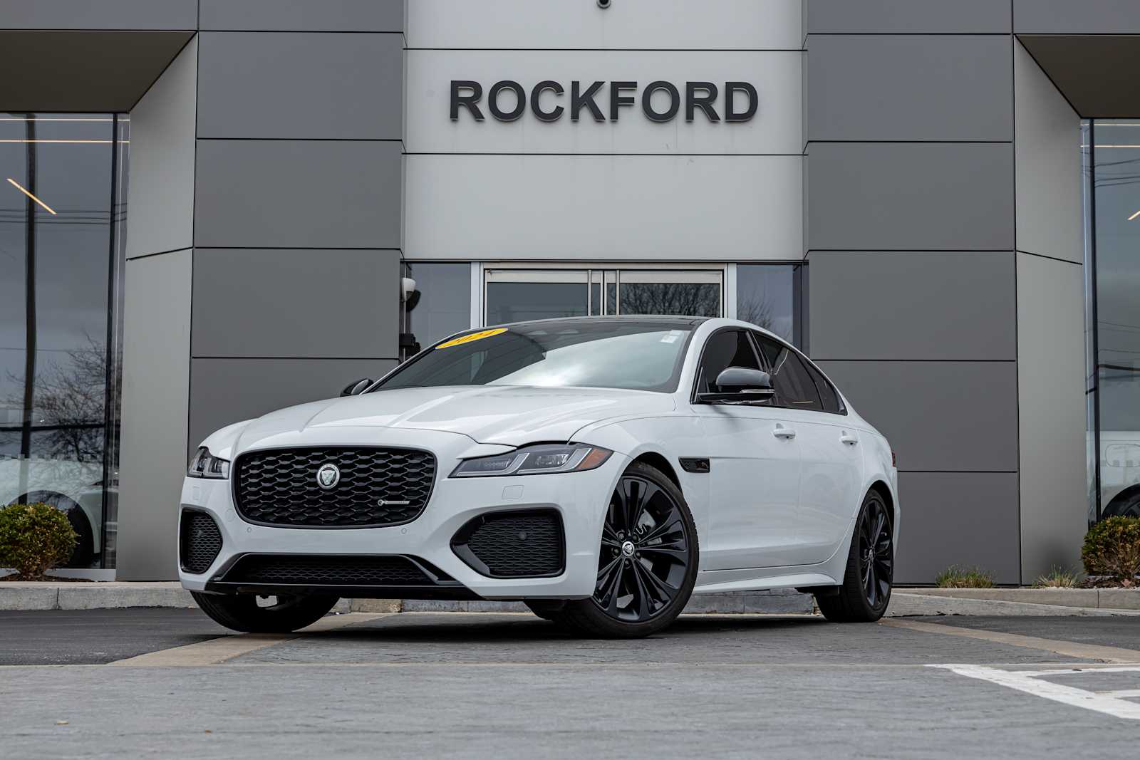 Fuji White 2024 Jaguar XF P300 R-Dynamic SE AWD Sedan All-Wheel Drive 8-Speed Automatic