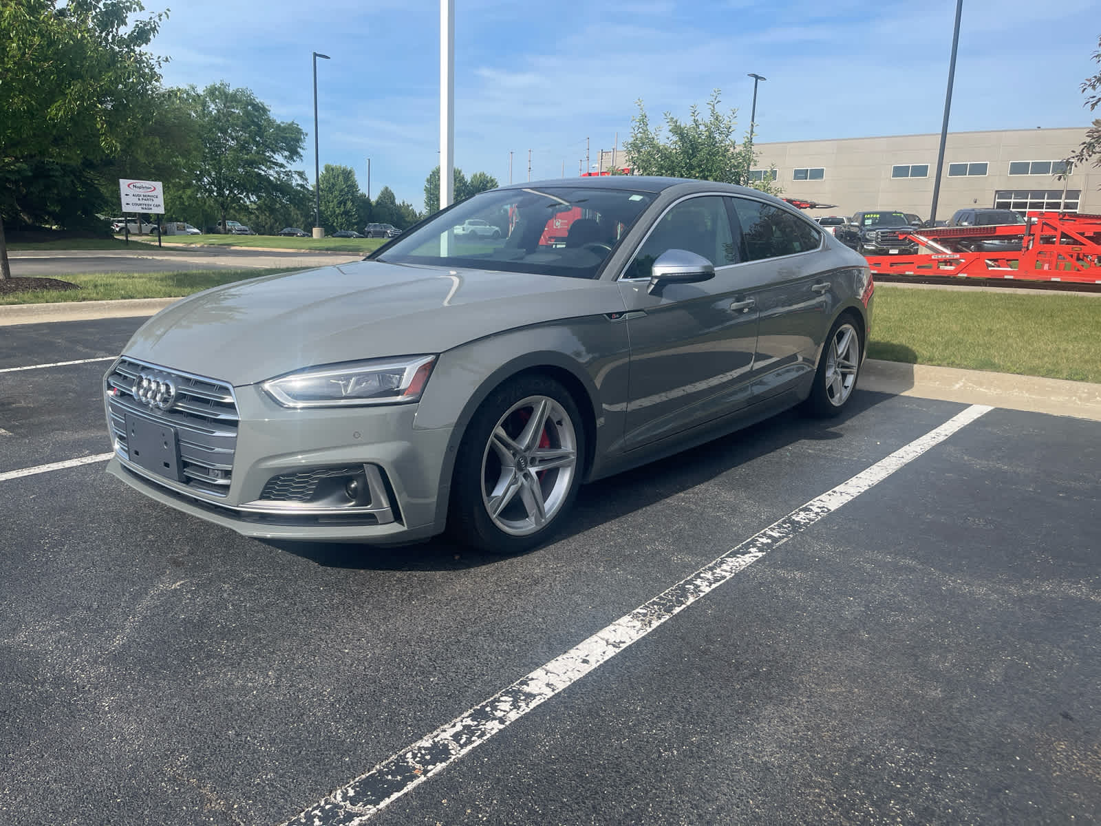 Quantum Gray 2019 Audi S5 Sportback 3.0T quattro Prestige AWD Sedan All-Wheel Drive 8-Speed Automatic