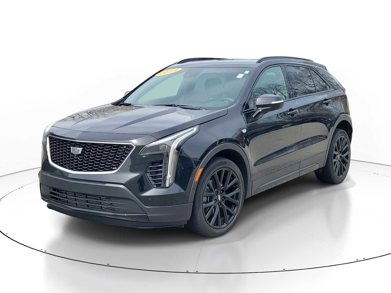 Stellar Black Metallic 2022 Cadillac XT4 Sport AWD SUV / Crossover Four-Wheel Drive 9-Speed Automatic