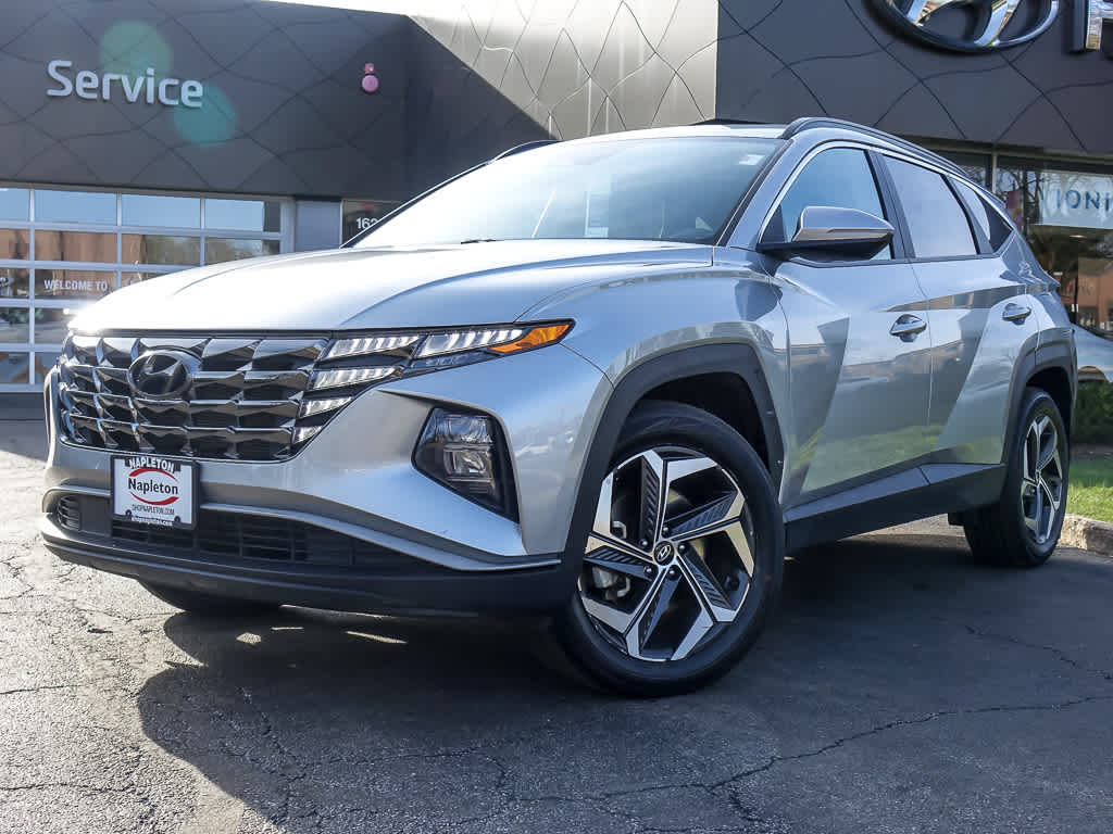 Shimmering Silver 2022 Hyundai Tucson SEL AWD SUV / Crossover All-Wheel Drive 8-Speed Automatic