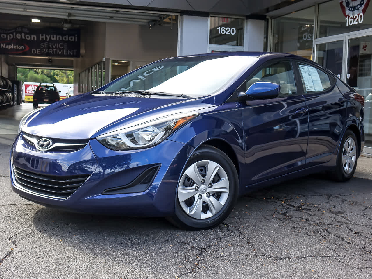 Lakeside Blue 2016 Hyundai Elantra Sedan Front-Wheel Drive Automatic